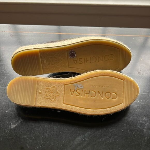 *** Conchisa Camouflage Espadrilles Slides Size 7 NWOT (ZZ) - Picture 5 of 7